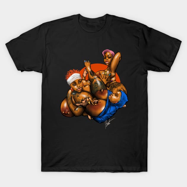 NKDROSE 2 T-Shirt by Timzartwork